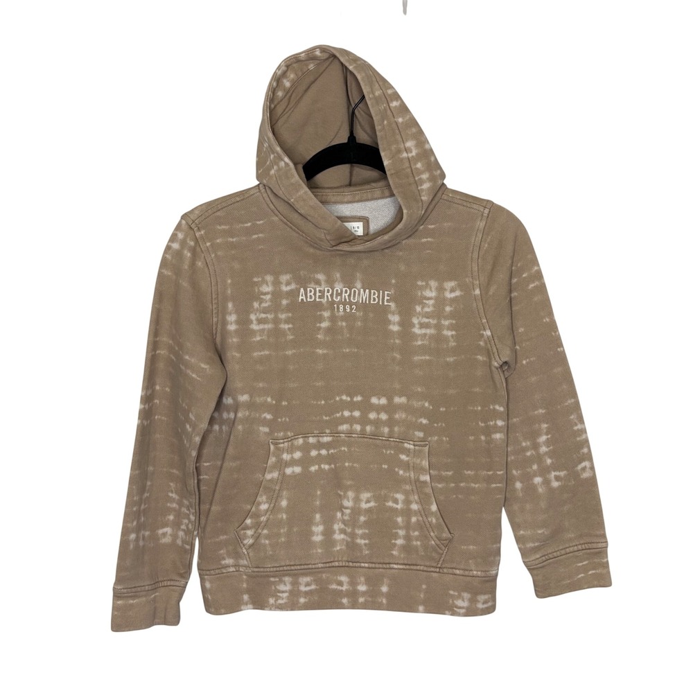 Abercrombie Kids Tie Dye Hoodie 9/10 Brown Pullover Y2K
